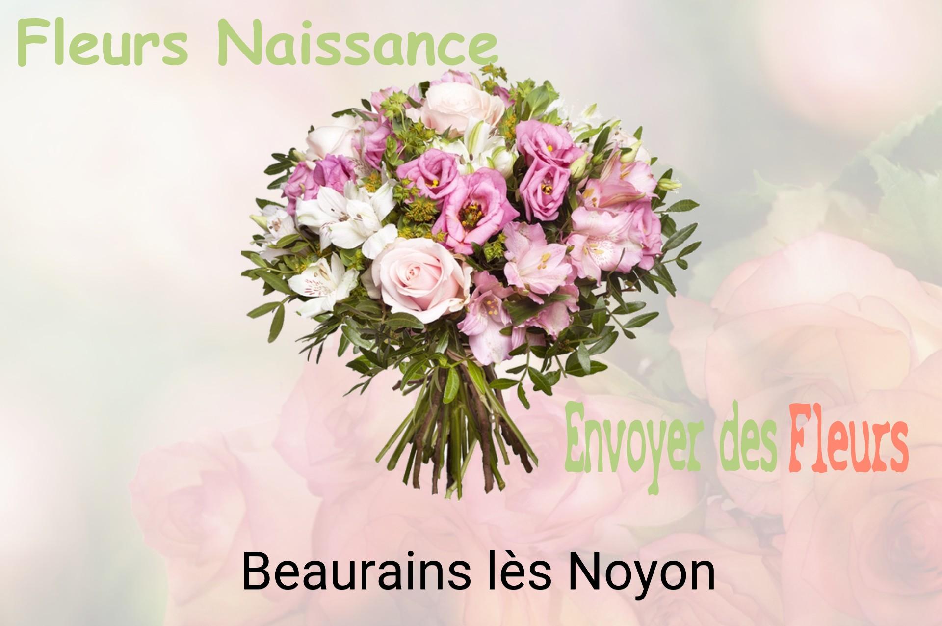 Bouquet de fleurs de naissance livré à Beaurains-lès-Noyon