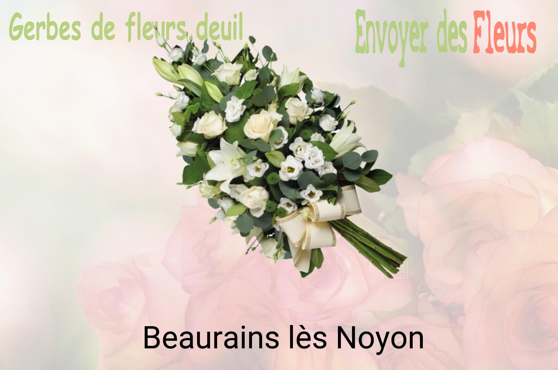Gerbe de fleurs de deuil livrée à Beaurains-lès-Noyon